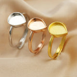 Breast Milk Resin Star Ring Setting 925 Sterling Silver DIY Ring