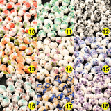 8x10MM Flower Oval Ceramic Beads for Jewelry Making