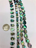 Abalone Shell Beads 15 inches For DIY Jewelry Making
