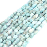 8x10mm Larimar Natural Stone Beads Strand 15inch