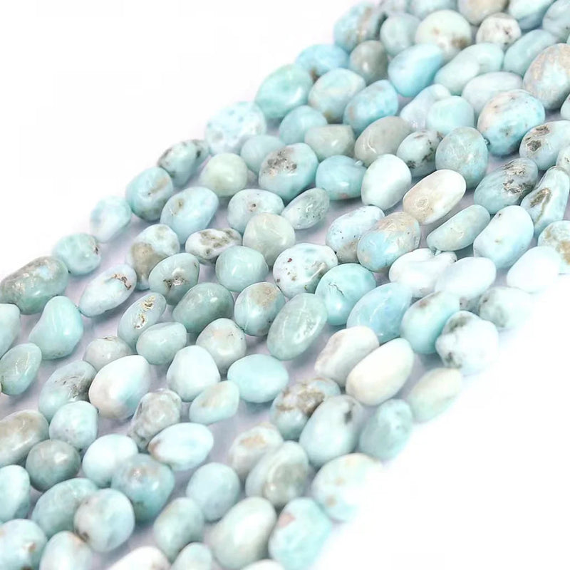 8x10mm Larimar Natural Stone Beads Strand 15inch