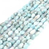 8x10mm Larimar Natural Stone Beads Strand 15inch