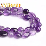 8x10mm Natural Amethysts Purple Crystal Beads DIY Bracelet Women Accessories