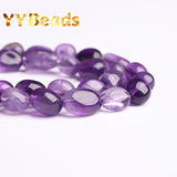 8x10mm Natural Amethysts Purple Crystal Beads DIY Bracelet Women Accessories