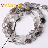 8x10mm Rutilated Quartz Stone Beads for Jewelry Making