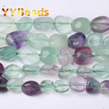 8x10mm Natural Fluorite Beads for DIY Jewelry Making