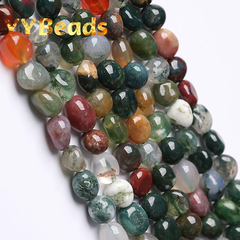 8x10mm Natural Indian Agates Beads for Jewelry Making DIY