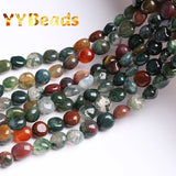 8x10mm Natural Indian Agates Beads for Jewelry Making DIY
