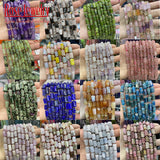 Natural Faceted Apatite Quartz Citrines Aquamarina Amethysts Beads