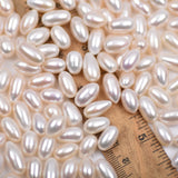 8x11mm Natural Fresh Water Drop Pearl Beads for Jewelry Making