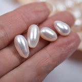 8x11mm Natural Fresh Water Drop Pearl Beads for Jewelry Making