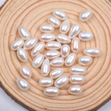 8x11mm Natural Fresh Water Drop Pearl Beads for Jewelry Making