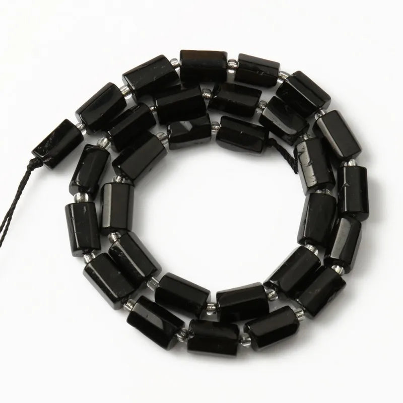 8x11mm Tourmaline Cylinder Beads for Jewelry Making
