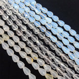 8x12mm Tiger Eye Water Drop Stone Beads for Jewelry Making