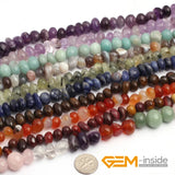 8x12mm Mixed Natural Stone Beads Assortment 15 Inches