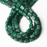 Green Malachite Stone Beads 8x12mm Natural Loose Spacer 15''