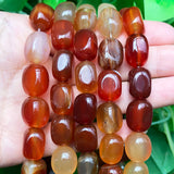 8x12mm Red Persian Agates Stone Beads for Diy Bracelet Making