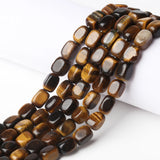 8x12mm Yellow Tiger Eye Stone Beads Natural Loose Spacer Bead for Jewelry Making