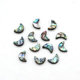 Moon Abalone Bead Charm DIY Bracelet Necklace Earrings Gift 5 Pack