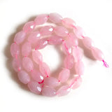 8x12mm Faceted Rose Quartz Beads for Bracelets 15''