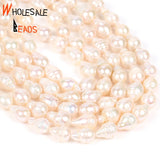 8x12mm Natural Freshwater Baroque Shape Pearl Beads Loose Beads