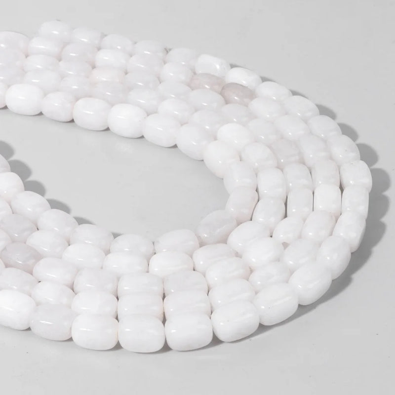 8x12mm Natural Quartz Cube Beads for Jewelry Making