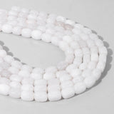 8x12mm Natural Quartz Cube Beads for Jewelry Making