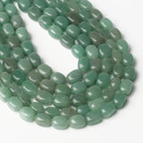 8x12mm Green Aventurine Loose Beads Square Tube Shape for Jewelry Making