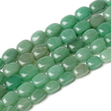 8x12mm Green Aventurine Loose Beads Square Tube Shape for Jewelry Making