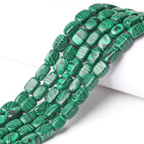 8x12mm Green Malachite Cube Loose Beads for Jewelry Making