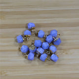 8x12mm Rose Crystal Faceted Pendant for Jewelry Making
