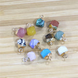 8x12mm Rose Crystal Faceted Pendant for Jewelry Making
