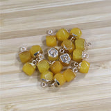 8x12mm Rose Crystal Faceted Pendant for Jewelry Making