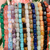 8x12mm Natural Stone Beads Bracelet DIY Making
