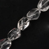 Clear Quartz Twist Olive Beads 8x12mm DIY Jewelry Making Beads