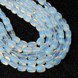 8x12mm Natural Opal Cube Shape Beads for Jewelry Making