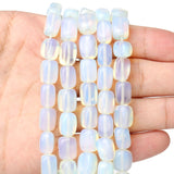 8x12mm Natural Opal Cube Shape Beads for Jewelry Making