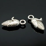 Antique Silver Corn Ears Charms Beads Tibetan Silver for DIY Jewelry