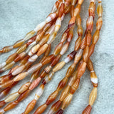 8x15mm Sardonyx Oval Beads Red Agate Matter Loose Spacer Beads 15 inch