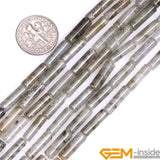 Natural Stone Beads 8x16mm, 4x13mm Column Tube Loose Beads Strand