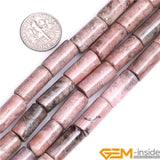 Natural Stone Beads 8x16mm, 4x13mm Column Tube Loose Beads Strand