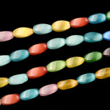 8x16mm Mixed Twist Cat Eye Beads Loose Moon Stone Beads For Jewelry Making