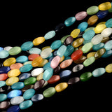 8x16mm Mixed Twist Cat Eye Beads Loose Moon Stone Beads For Jewelry Making