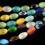 8x16mm Mixed Twist Cat Eye Beads Loose Moon Stone Beads For Jewelry Making