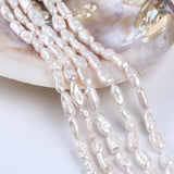 8x18mm Freshwater Biwa Pearl Strand for Jewelry Making