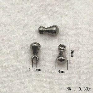 200pcs Stainless Steel Pendant Drop Charm DIY Jewelry Making