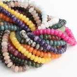 8x5mm Tourmaline Jades Rondelle Beads for DIY Jewelry Making