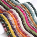 8x5mm Tourmaline Jades Rondelle Beads for DIY Jewelry Making