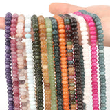8x5mm Tourmaline Jades Rondelle Beads for DIY Jewelry Making
