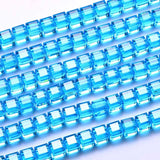 8x8mm Square Austrian Crystal Beads 100pcs/lot Cube Glass Loose Spacer Bead